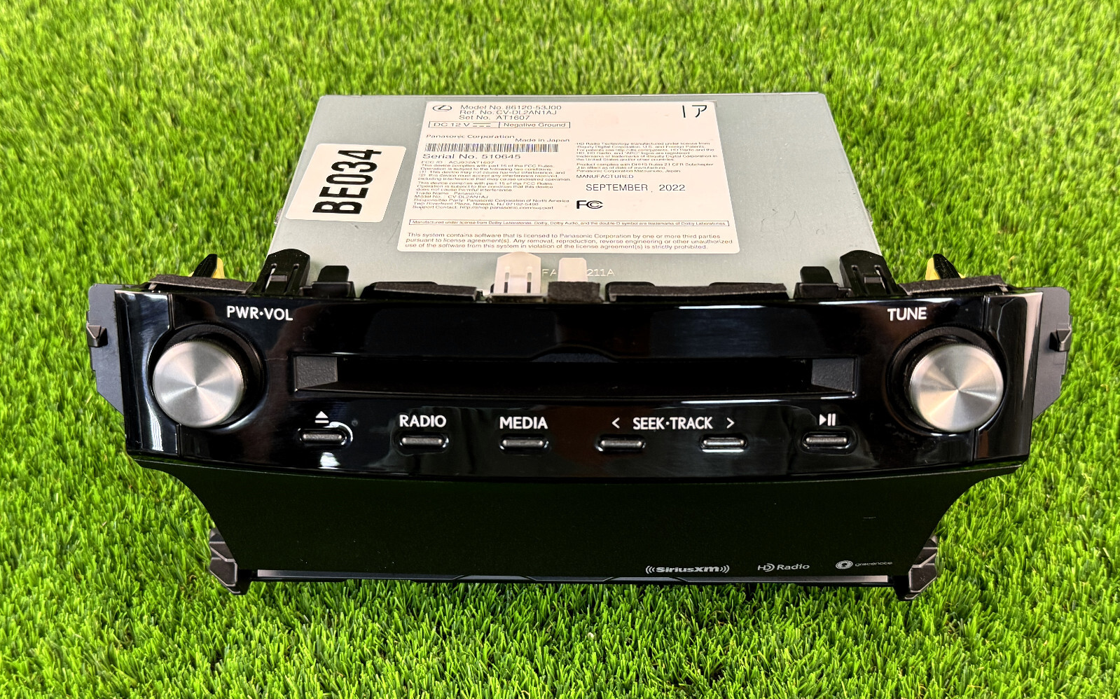 Lexus IS250 IS300 IS350 2022-2024 Gracenote Radio control Unit 86120-53J00 Used
