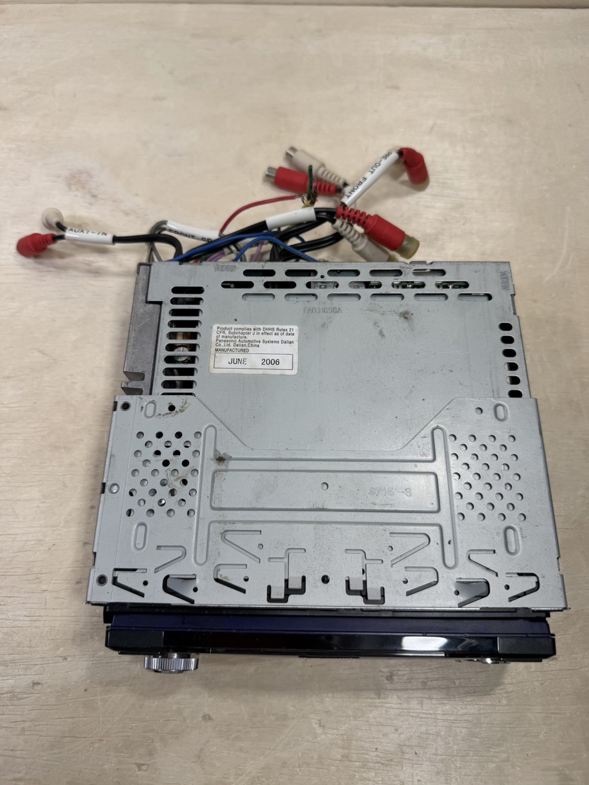 🔥RARE Panisonic CQ C7103U car stereo deck Race Cars On 3D Matrix Display 50×4