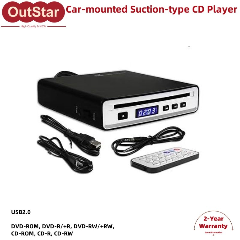 SX-3200 Car-mounted Suction-type CD Player USB2.0 Built-in AUX IN for Android