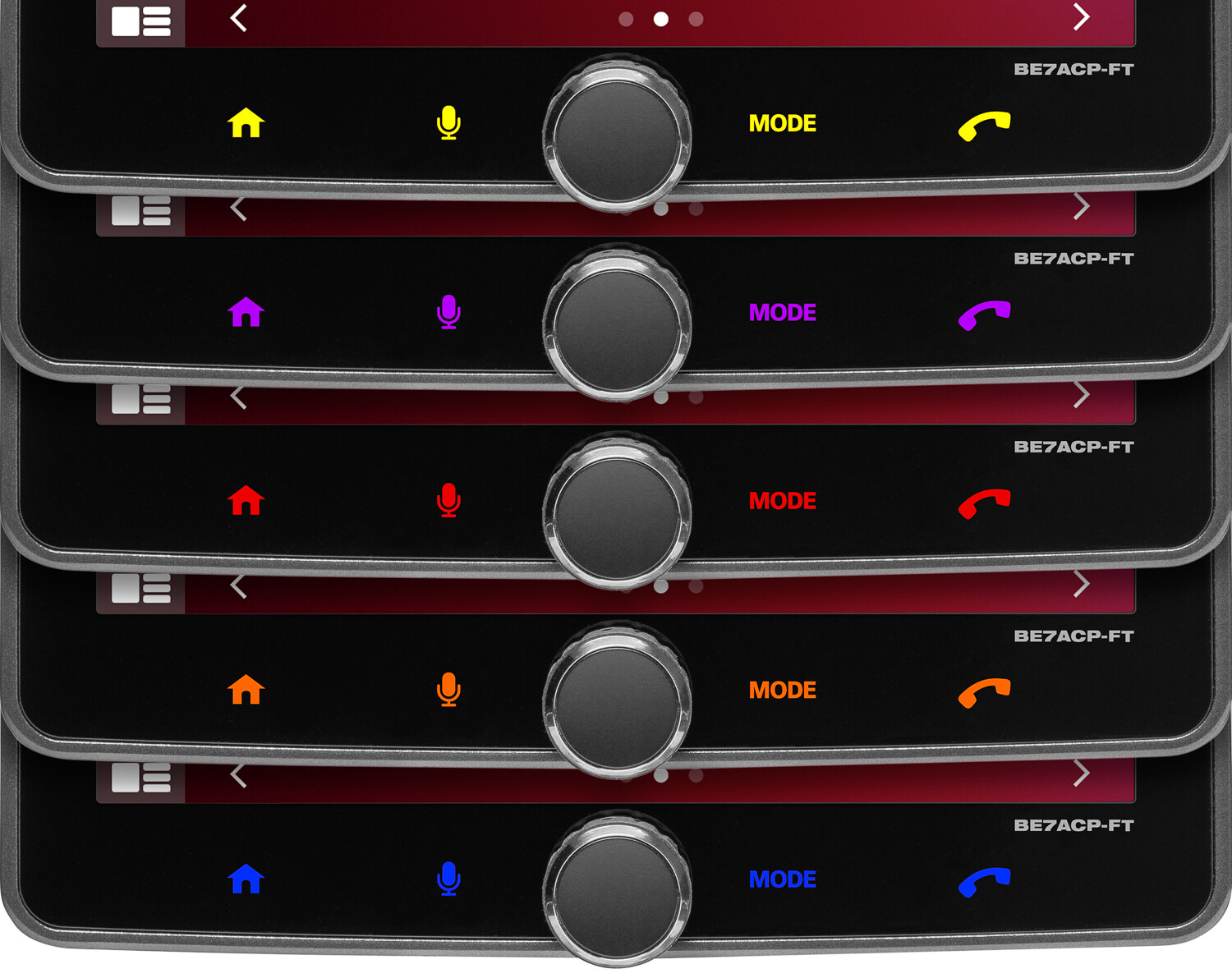 BOSS Floating 7″ Touchscreen 1 Din Bluetooth Radio Apple CarPlay Android Auto