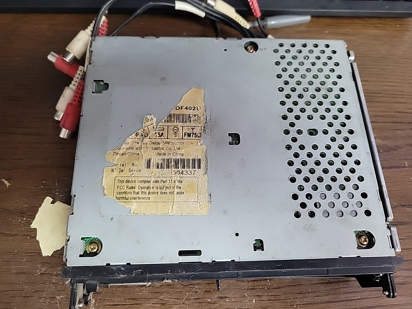 Panasonic CQ-DF402U No Faceplate Selling For Parts