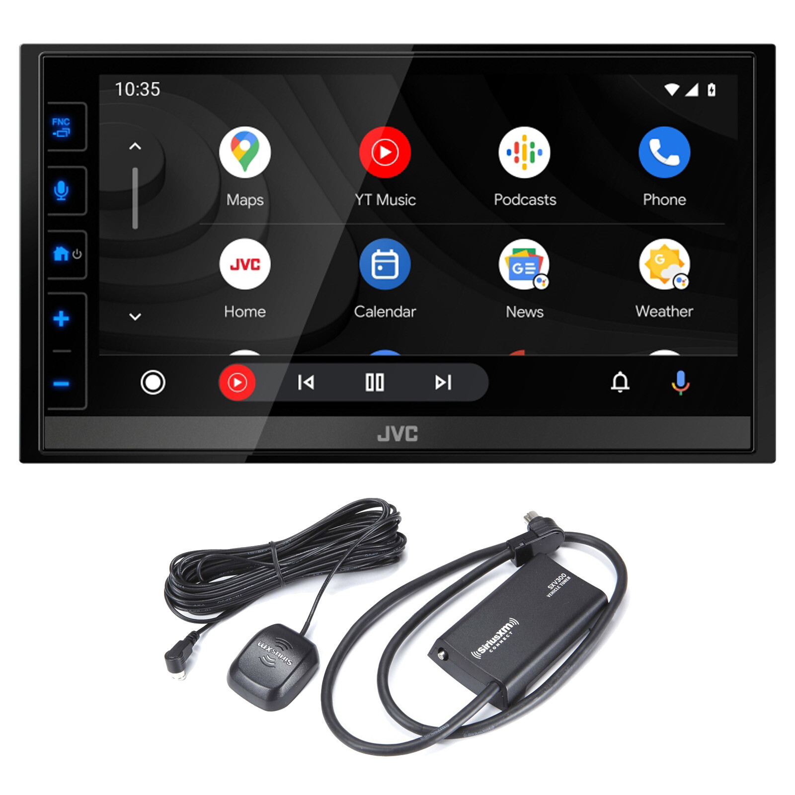 JVC KWM785BW 6.8″ Touchscreen Bluetooth WiFi HDMI Radio Receiver,Satellite Tuner