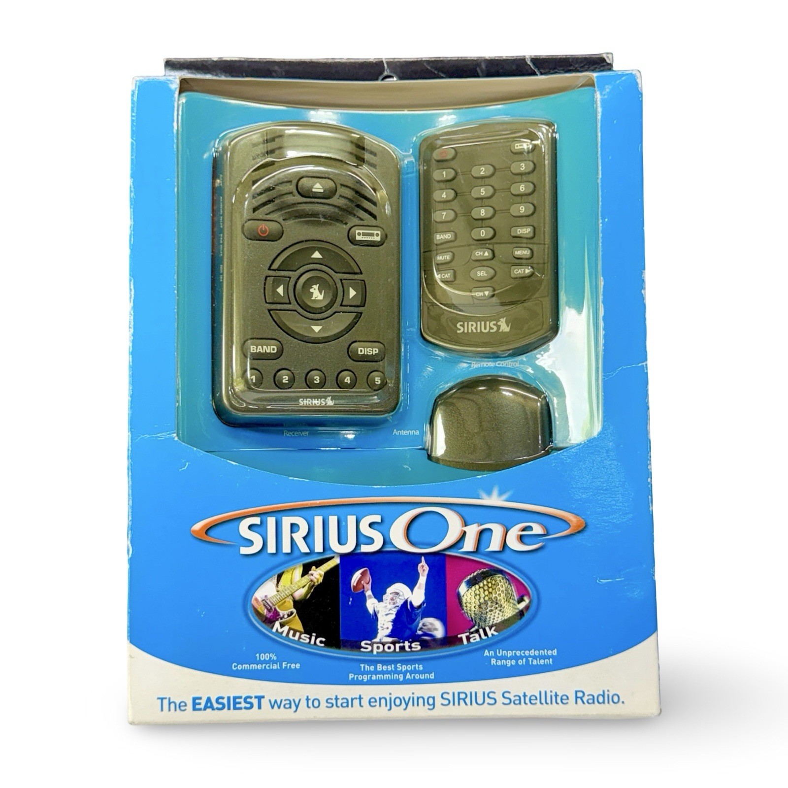 NEW Sirius One Satellite Radio System New Sealed 2005 Car Kit Receiver Remote