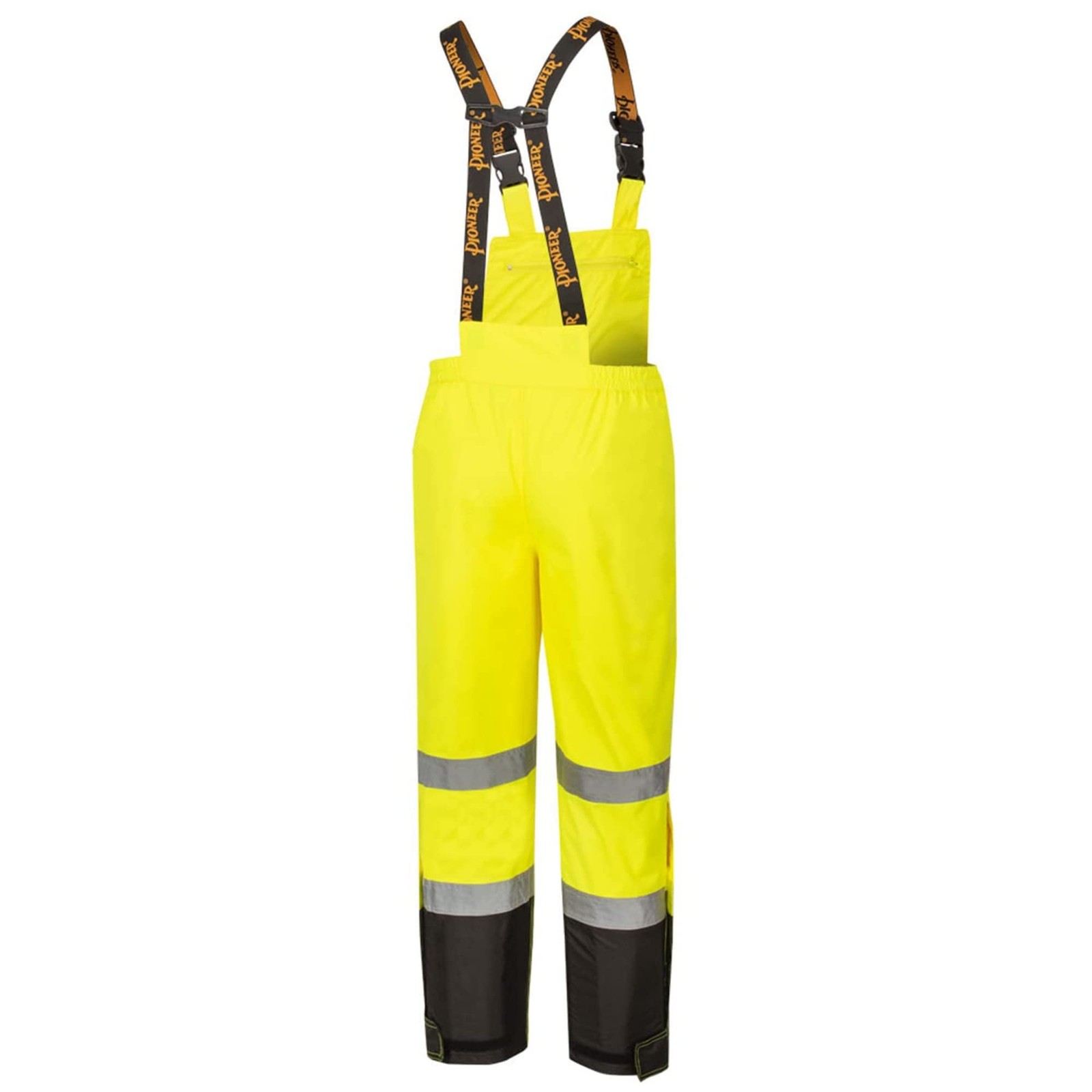 Pioneer Ripstop High Visibility Bib Pant – Safety Rain Gear – Hi Vis, Waterproof