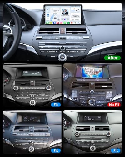 4+64G Car Radio Stereo for Honda Accord 2008-2012 10.1″ HD Touchscreen