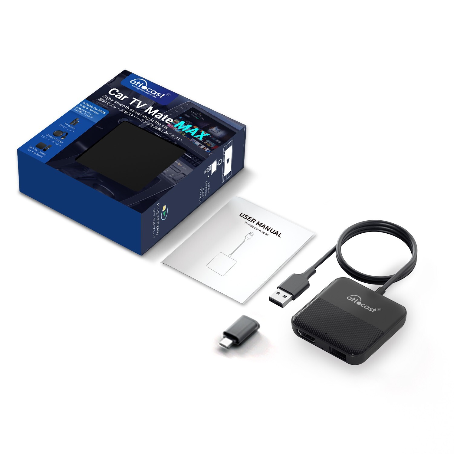 Ottocast Car TV Mate HDMI Multimedia Player Car Infotainment System Adapter