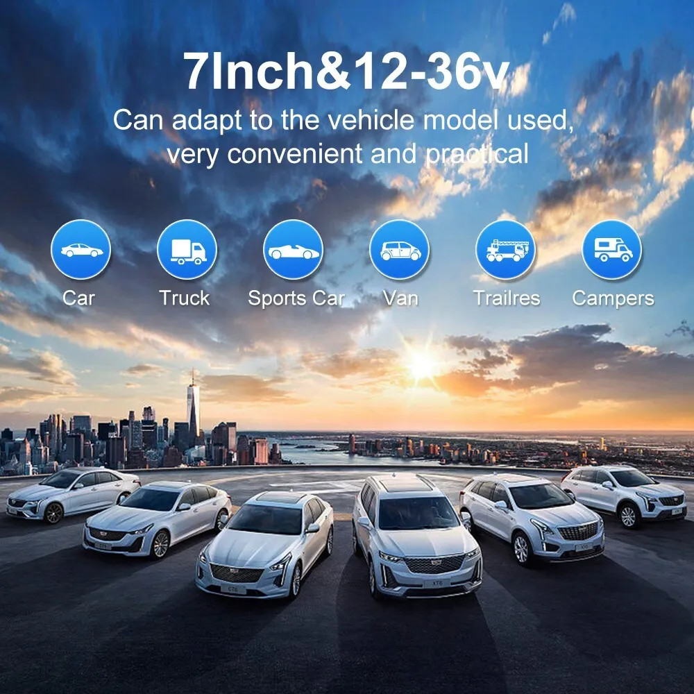 Portable 7″ Touch Screen Wireless CarPlay Android FM/AM For Mitsubishi Outlander