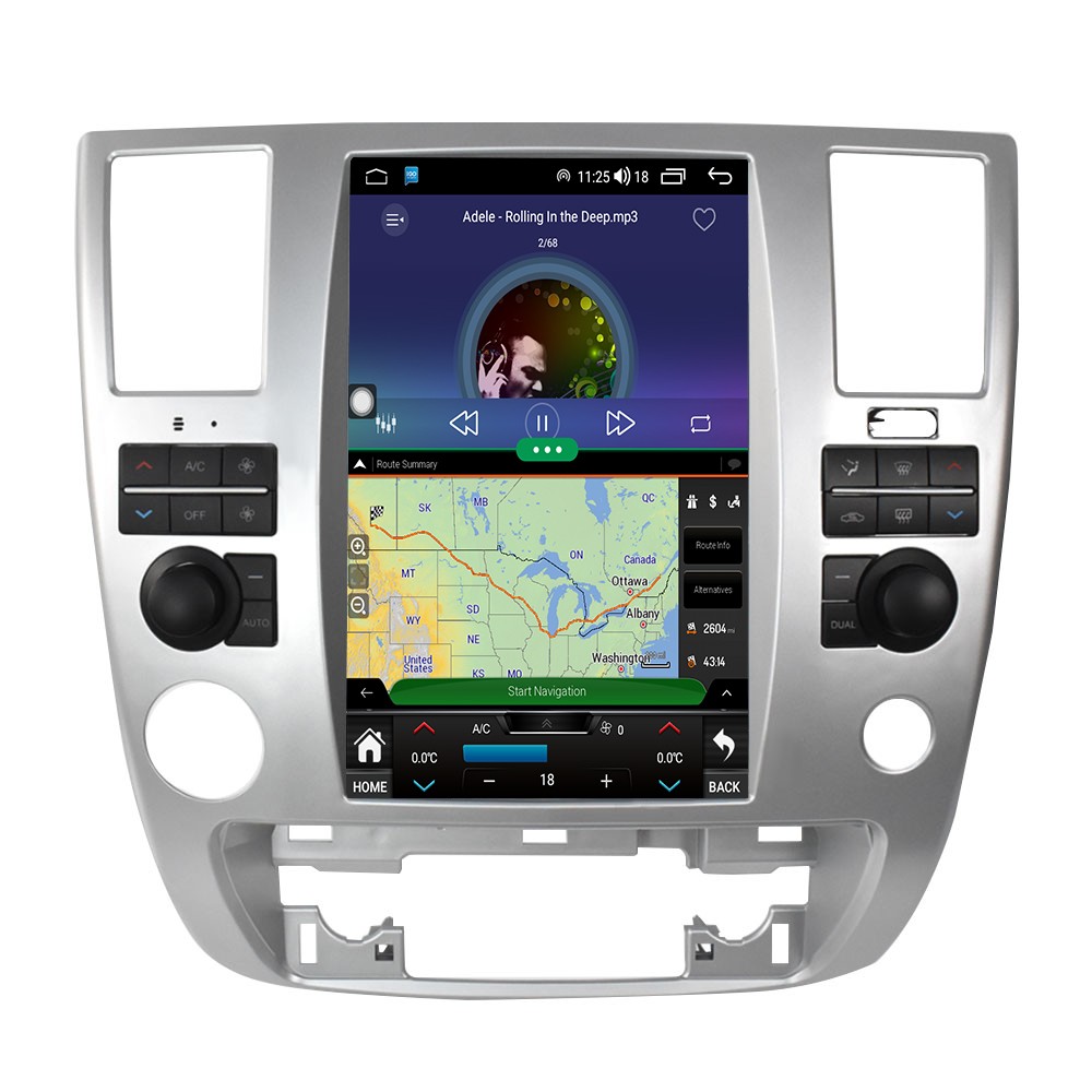 12.1″ Tesla Style Large Screen For Nissan Armada 2008-2012 Stereo FM AM Radio