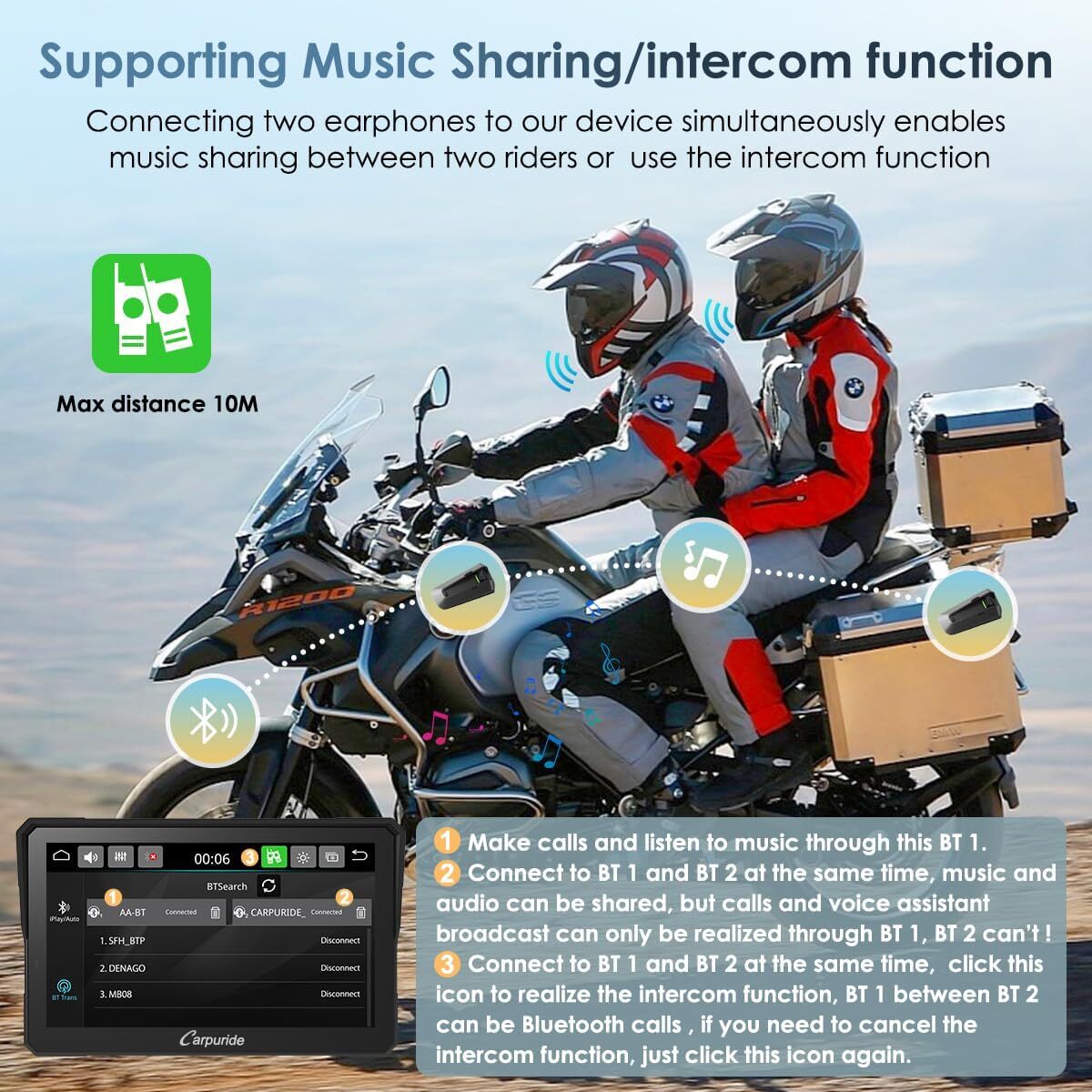 Carpuride W702BS Pro Carplay Android Auto BMW with Native Wonder Wheel Control