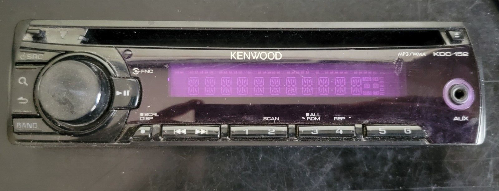 Kenwood KDC-152 CD MP3/WMA Player Receiver FACEPLATE ONLY