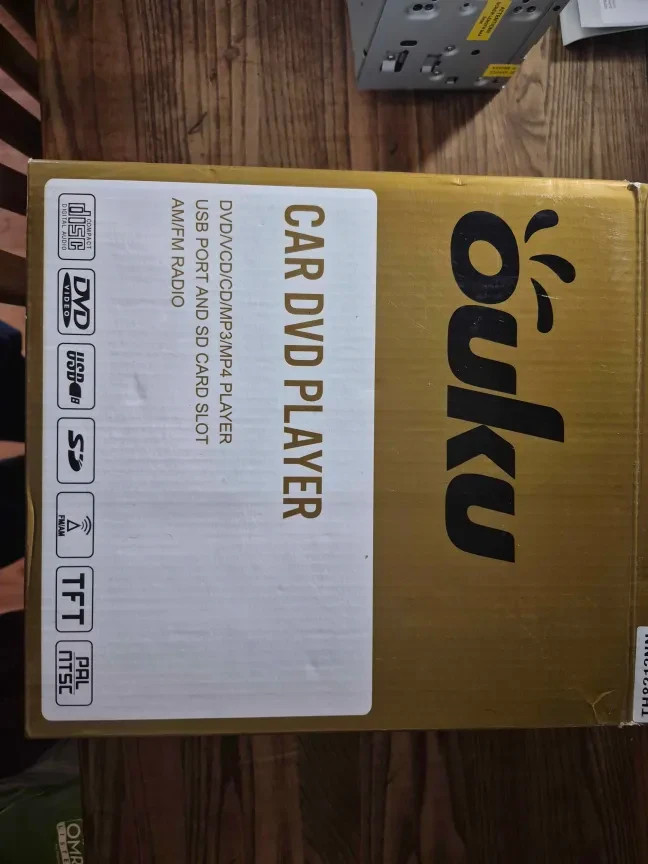 NEW Disc-player/FM-Radio car stereo OUKU brand (open box, never used.)