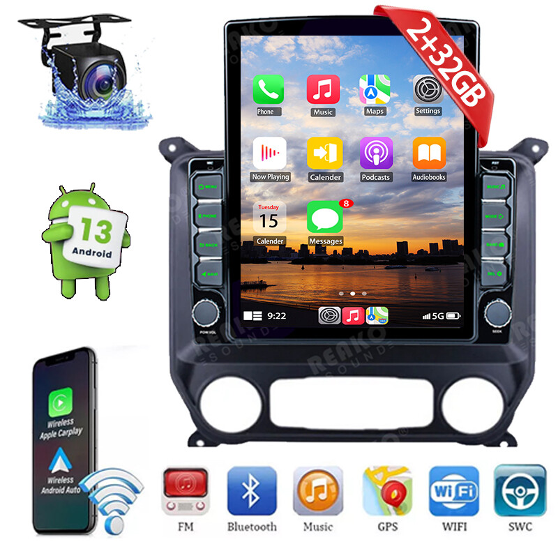 Android 13 For Chevrolet Silverado & GMC Sierra Car Stereo for Apple Carplay GPS