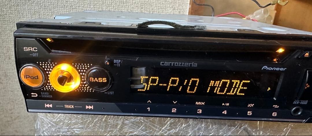 Pioneer Carrozzeria DEH-4600 CD USB AUX iPod iPhone DSP 1DIN Head Unit JDM