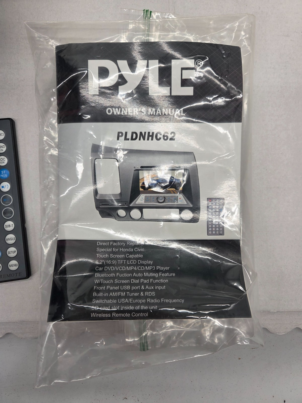 Pyle PLDNHC62 Direct Replacement DVD/CD/MP3 A/V Receiver for Honda Civic