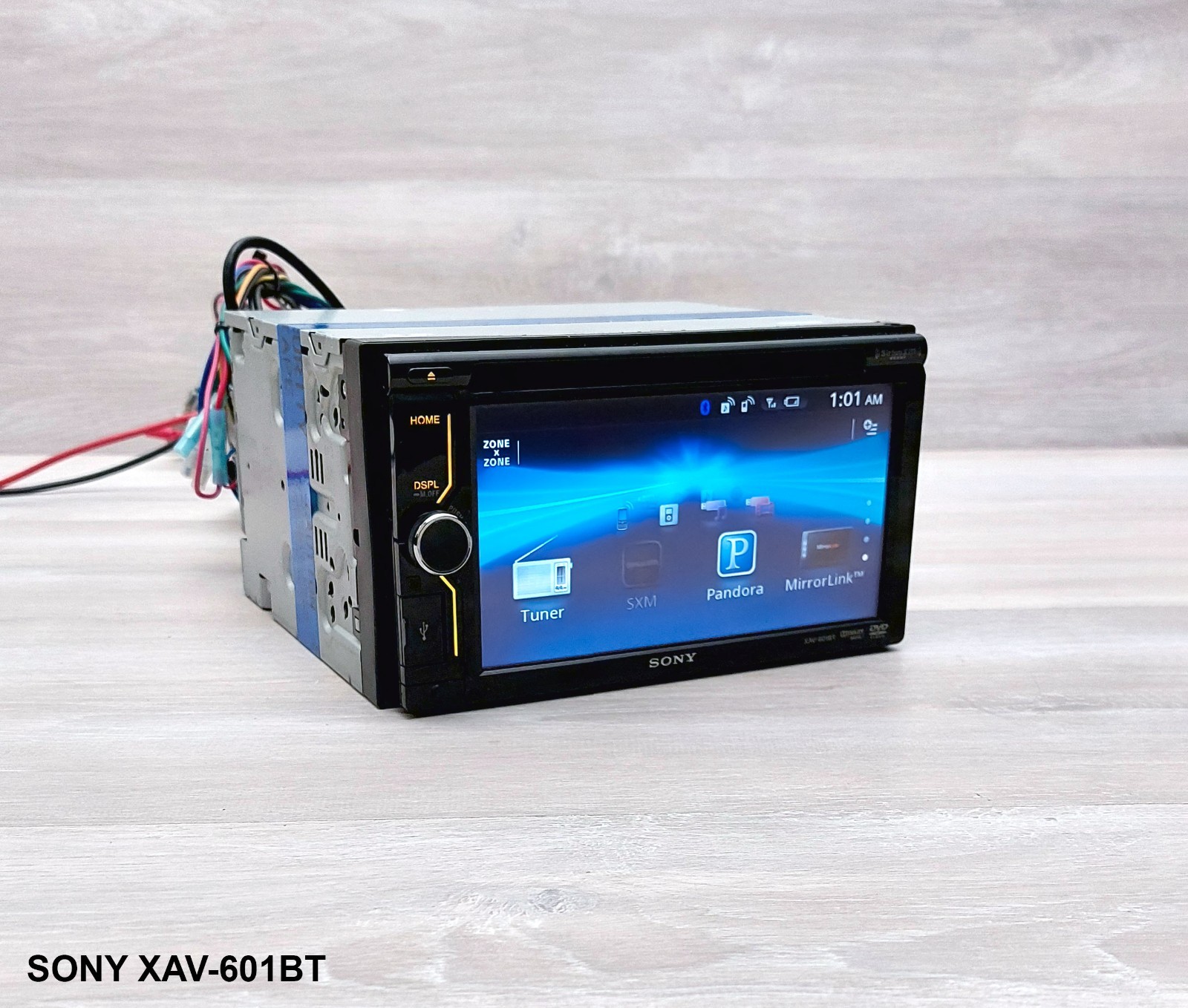 SONY XAV-601BT CAR STEREO 2-DIN CD DVD IN-DASH RECEIVER BLUETOOTH TOUCHSCREEN