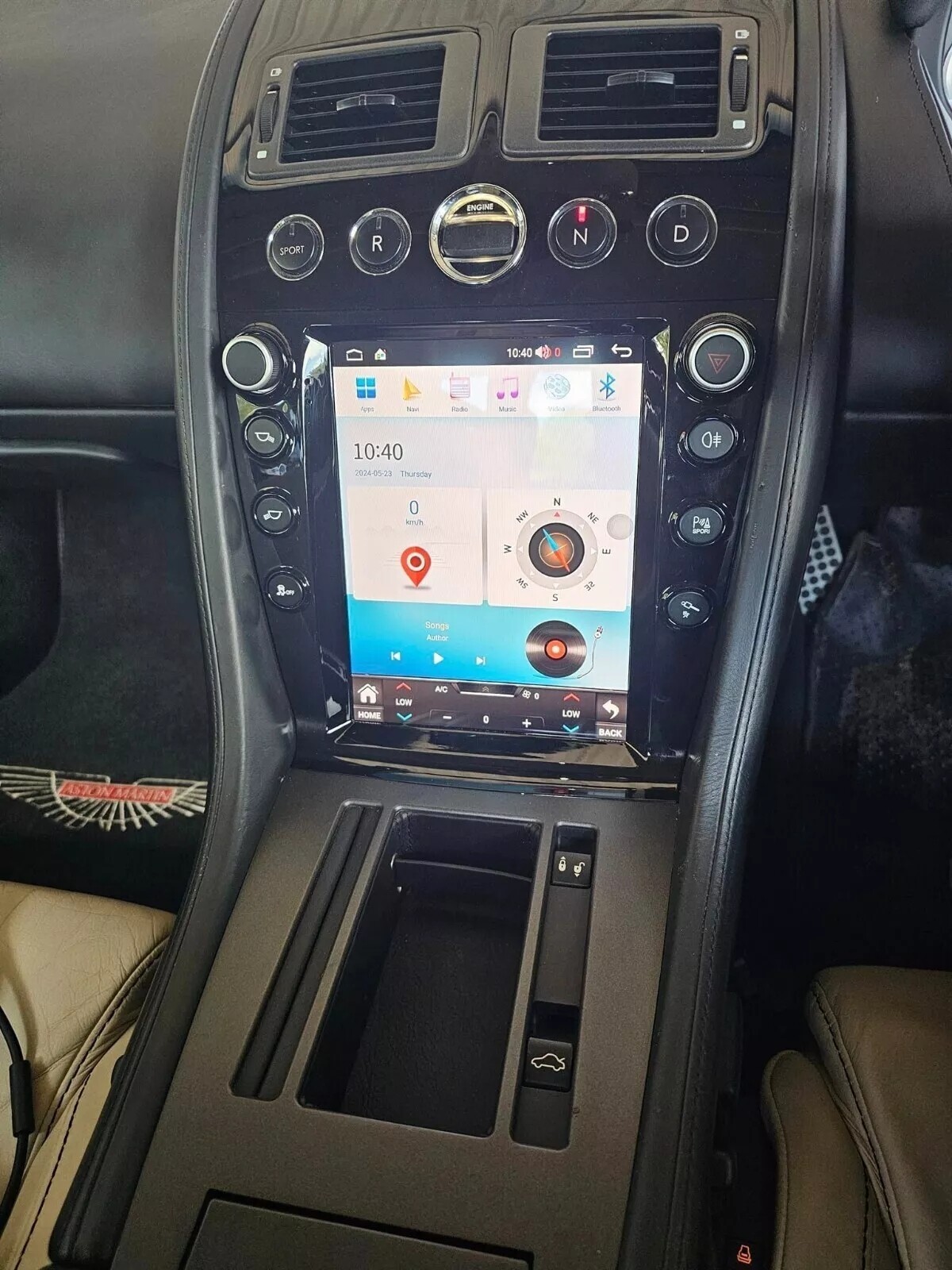 9.7″ 8+256G Android Car Radio Stereo GPS Navi Carplay For Aston Martin 2005-2015