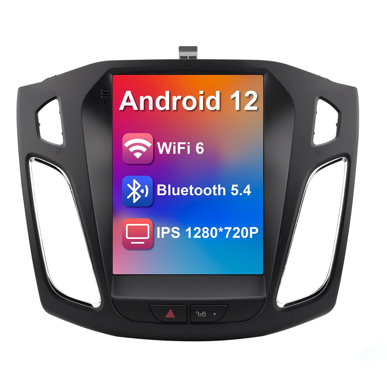 2+32G 10.4-inch Android 13 Car Stereo for Ford Focus 2012-2018 IPS Touchscree…