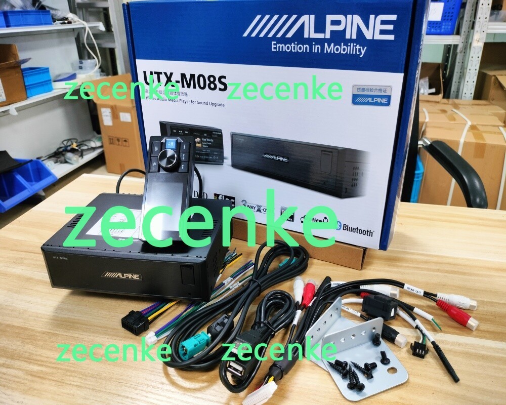 Alpine UTX-M08S | Hi-Res Audio Digital Media Receiver with Bluetooth and USB