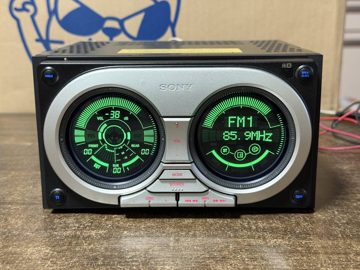 SONY WX-7700MDX CD MD Player RGB color DSP 52W x4 w/remote control