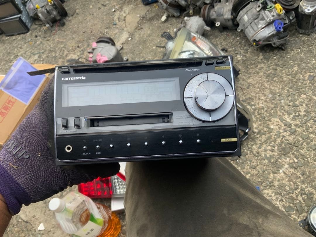 Junk Carrozzeria FH-P530MD CD MD AUX Audio Unit Condition Unknown