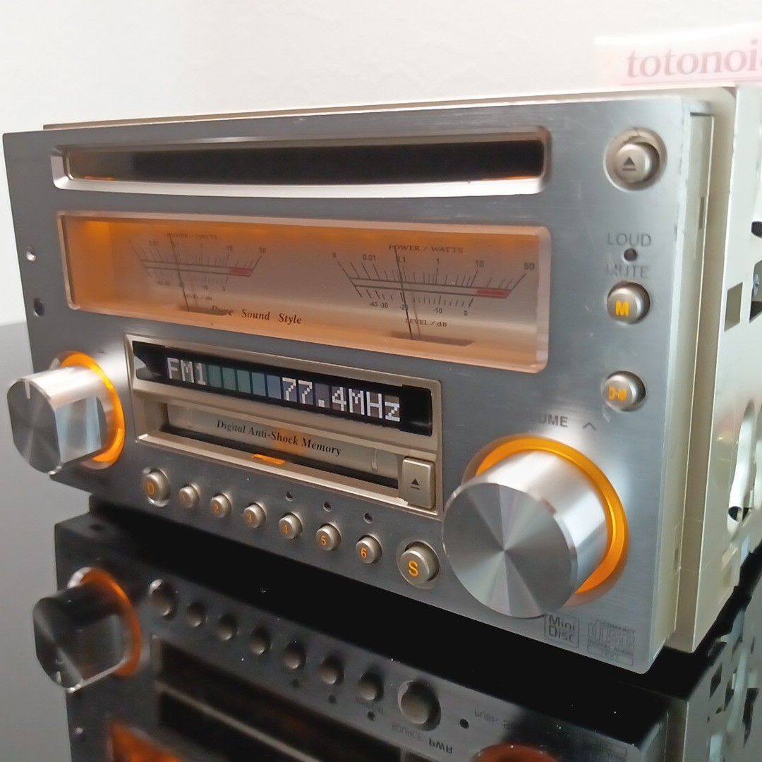 Panasonic CQ-VX5500D｜Integrated CD/MD receiver 2DIN｜Operation Confirmed