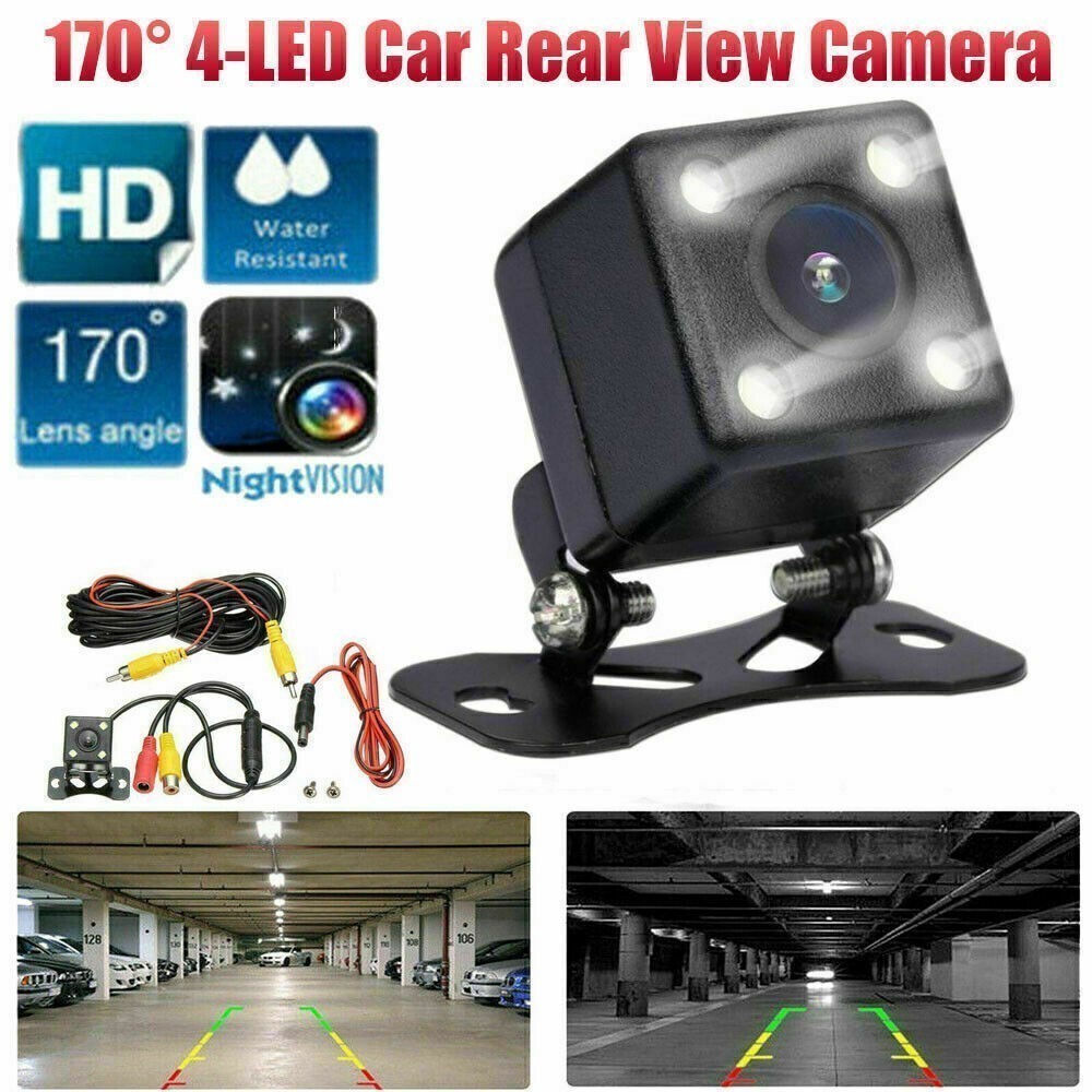 4LED Car Rearview Parking Backup Camera View Reverse for Car Stereo Radio