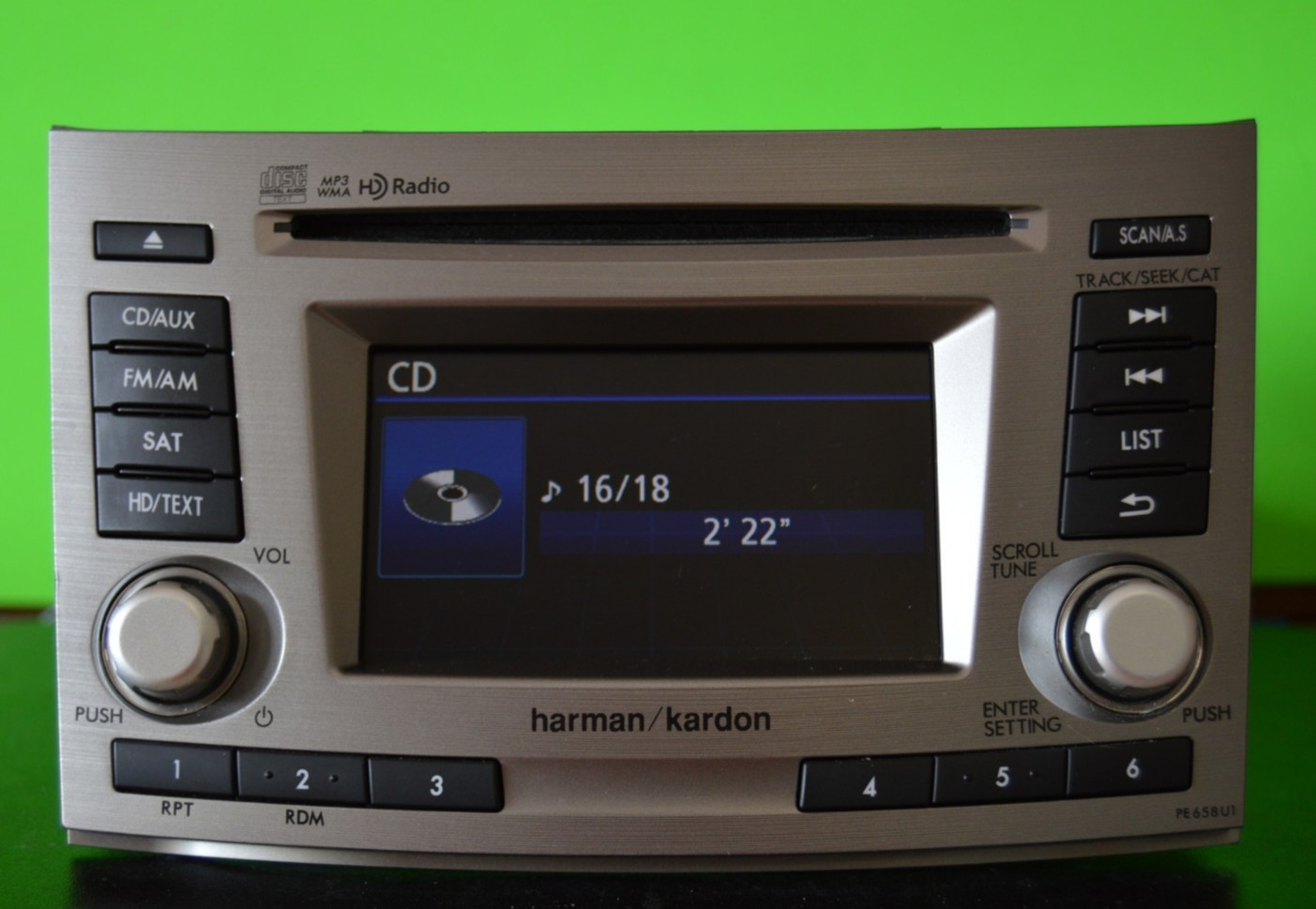 13 14 Subaru Legacy factory Harman Kardon CD mp3 player radio PE658U1 86201AJ65A