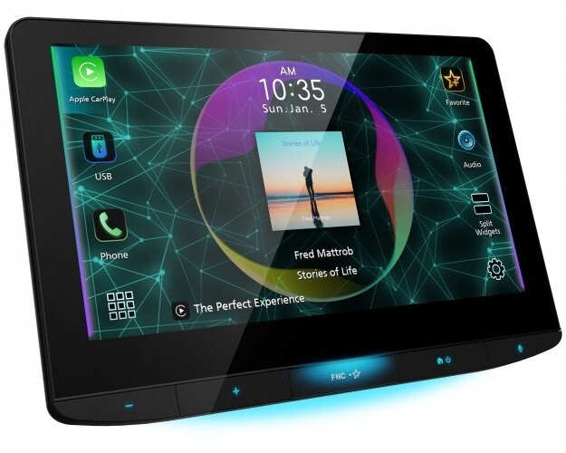 JVC KW-Z1000W 10.1 Inch Digital Multimedia Receiver Wireless Apple Android