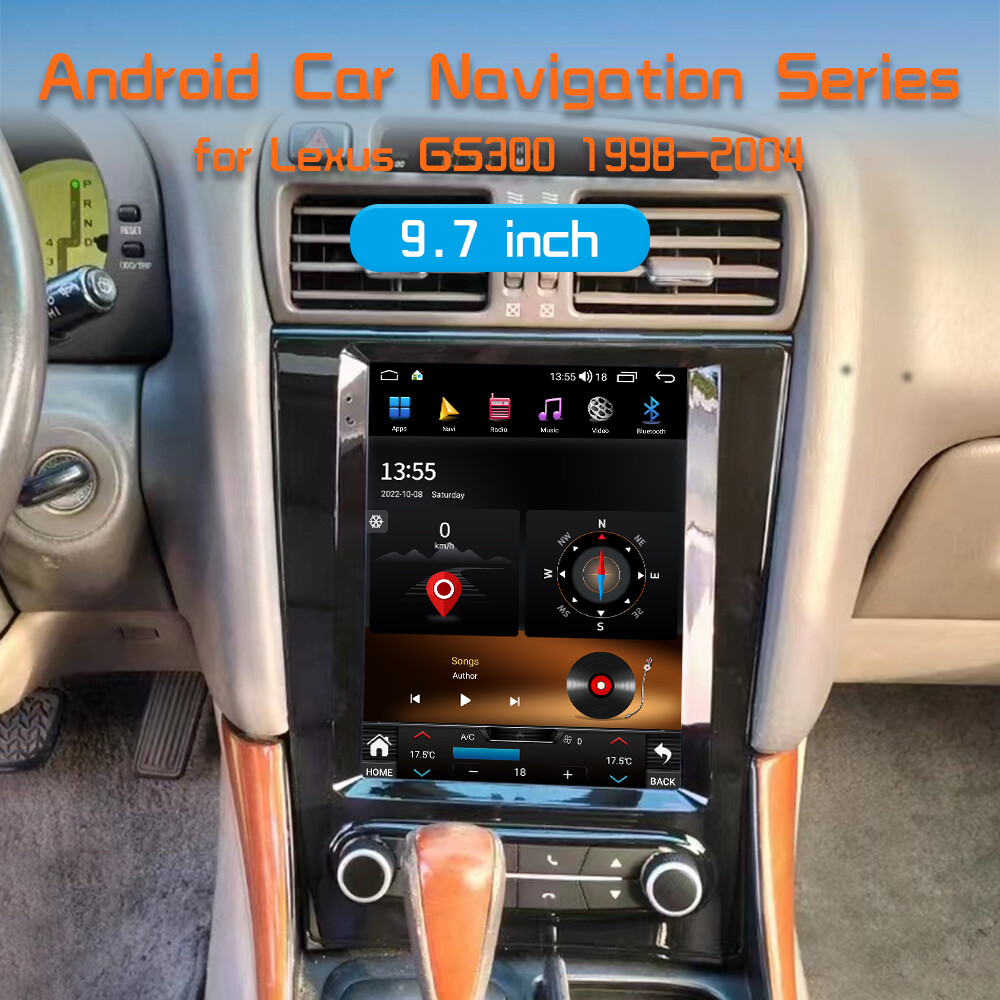 Head Unit For Lexus GS 300 1998-2004 Car GPS Navi Stereo Radio Android 14 WIFI