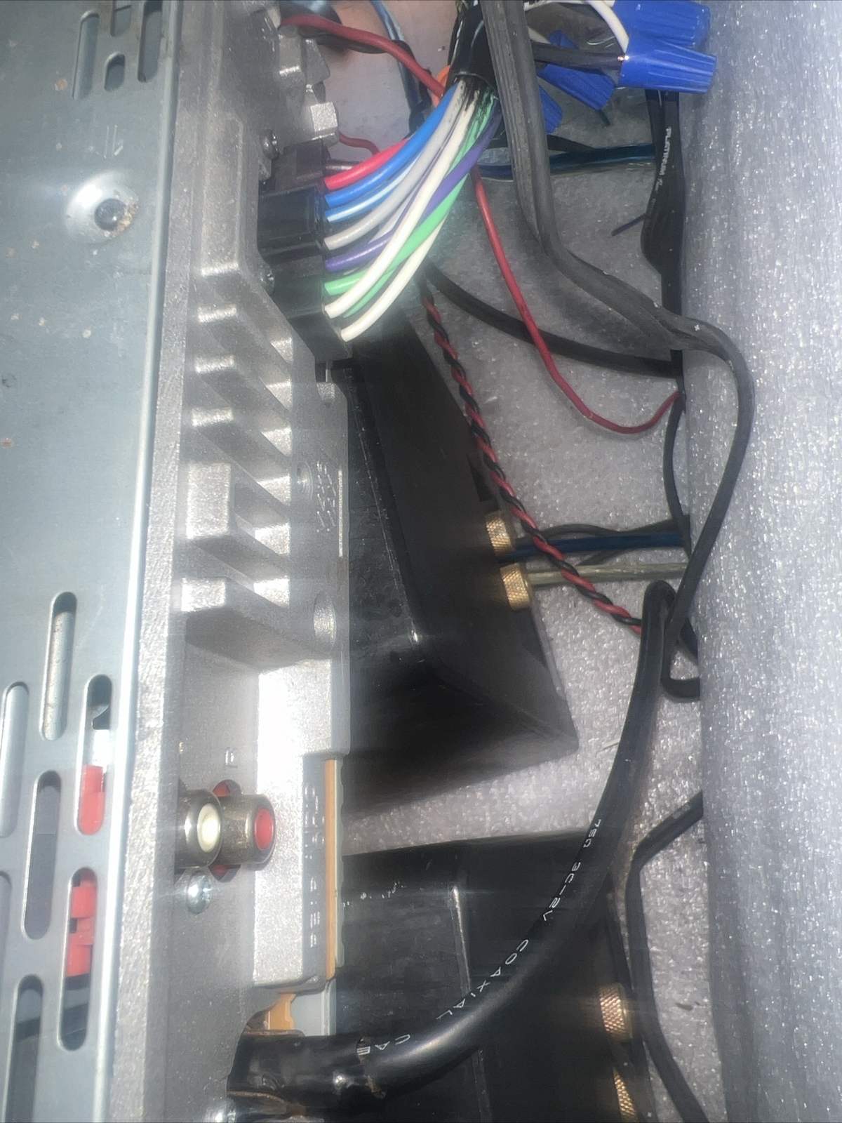 Sony CDX-GT100 CD Player In Dash Receiver 52×4 Sub Out Tested Harness Cage Trim