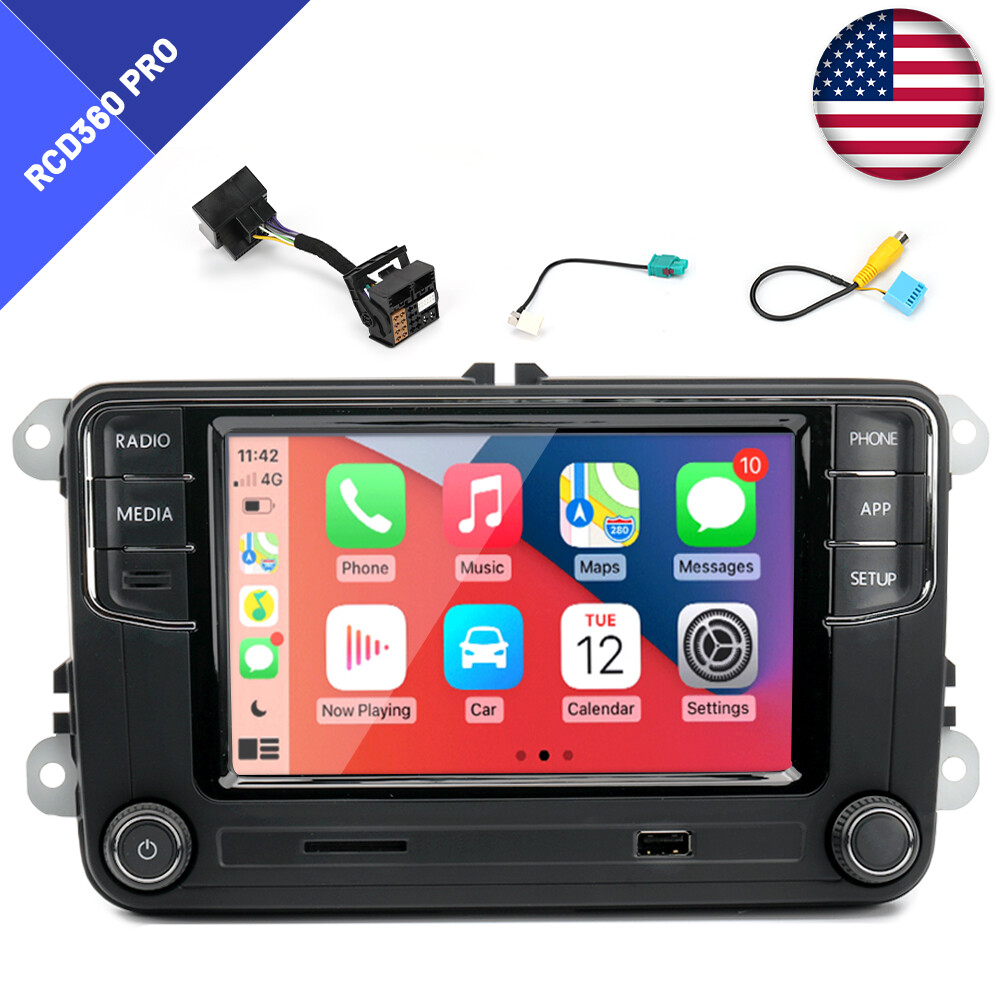 NONAME RCD360PRO 187B Car Radio Stereo Carplay Android Auto For VW Jetta Golf