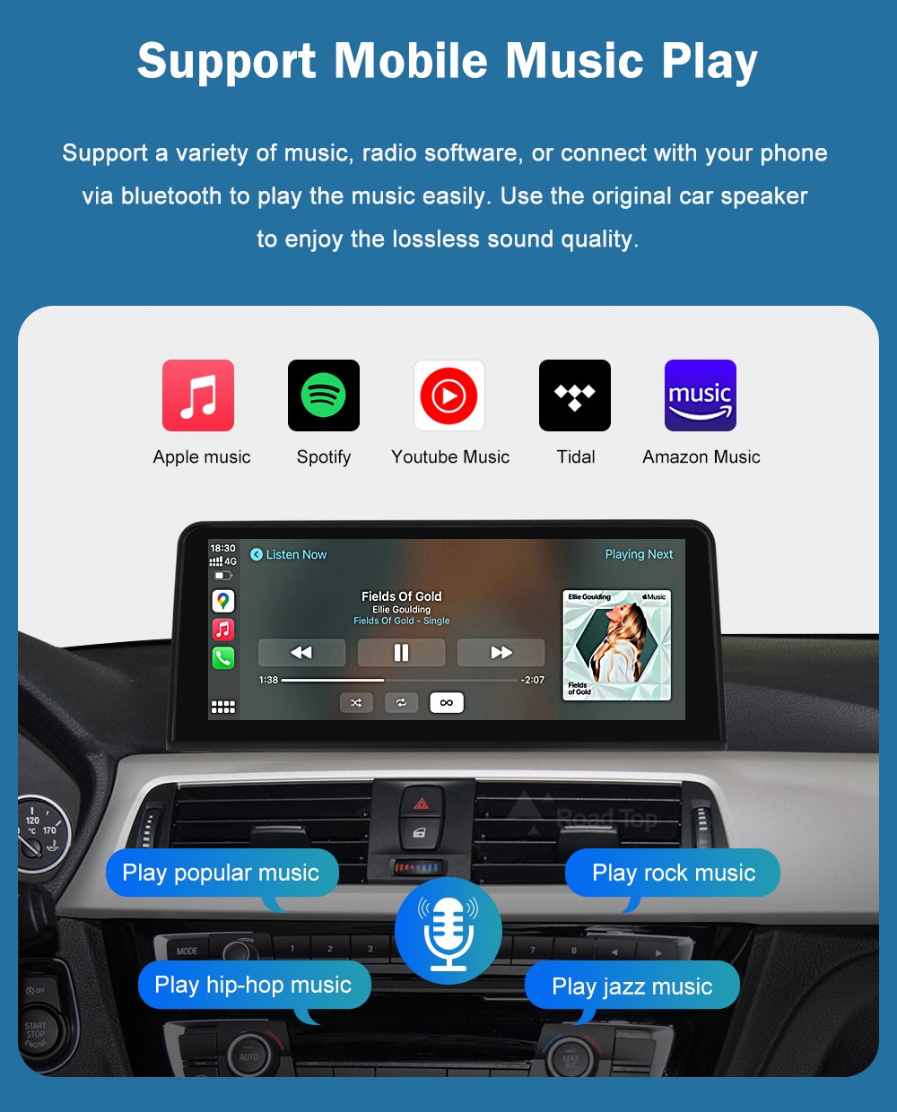 CarPlay Linux Touch Screen For BMW 3 4 Serie F30 F31 F32 F33 F34 F36 2012-2016