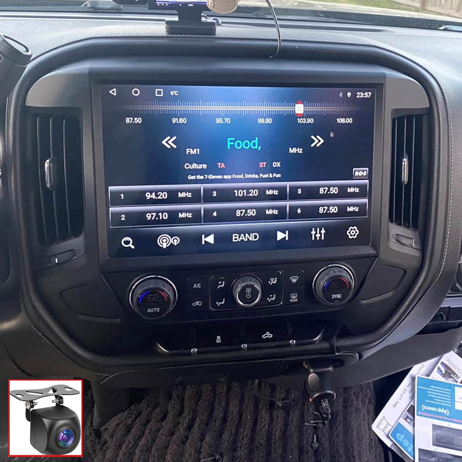 For Chevy Silverado GMC Sierra 2014-2018 Radio Stereo 13.1″ Android Carplay 128G