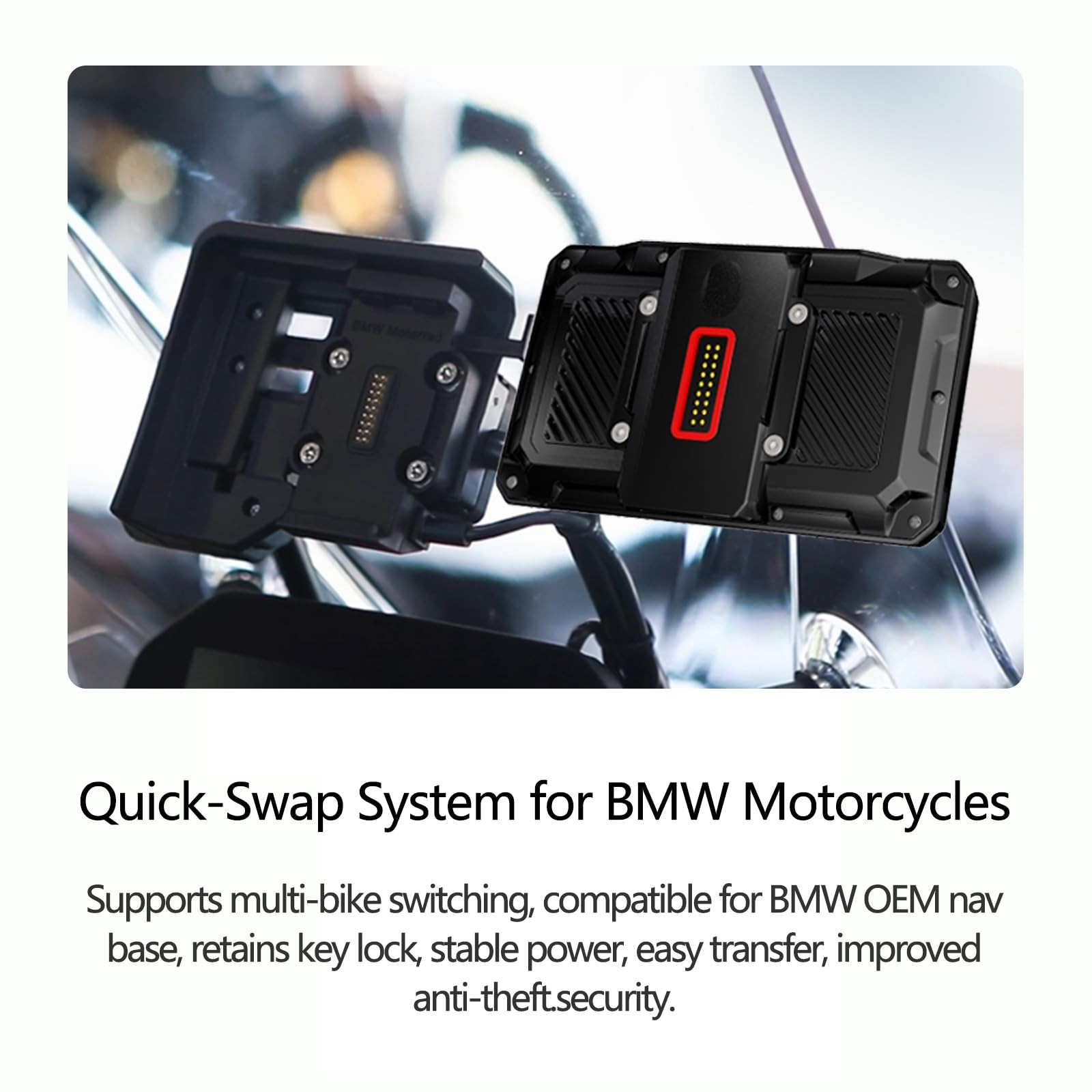 AlienRider M2 6.2″ Motorcycle Smart Display for BMW CarPlay Android Auto