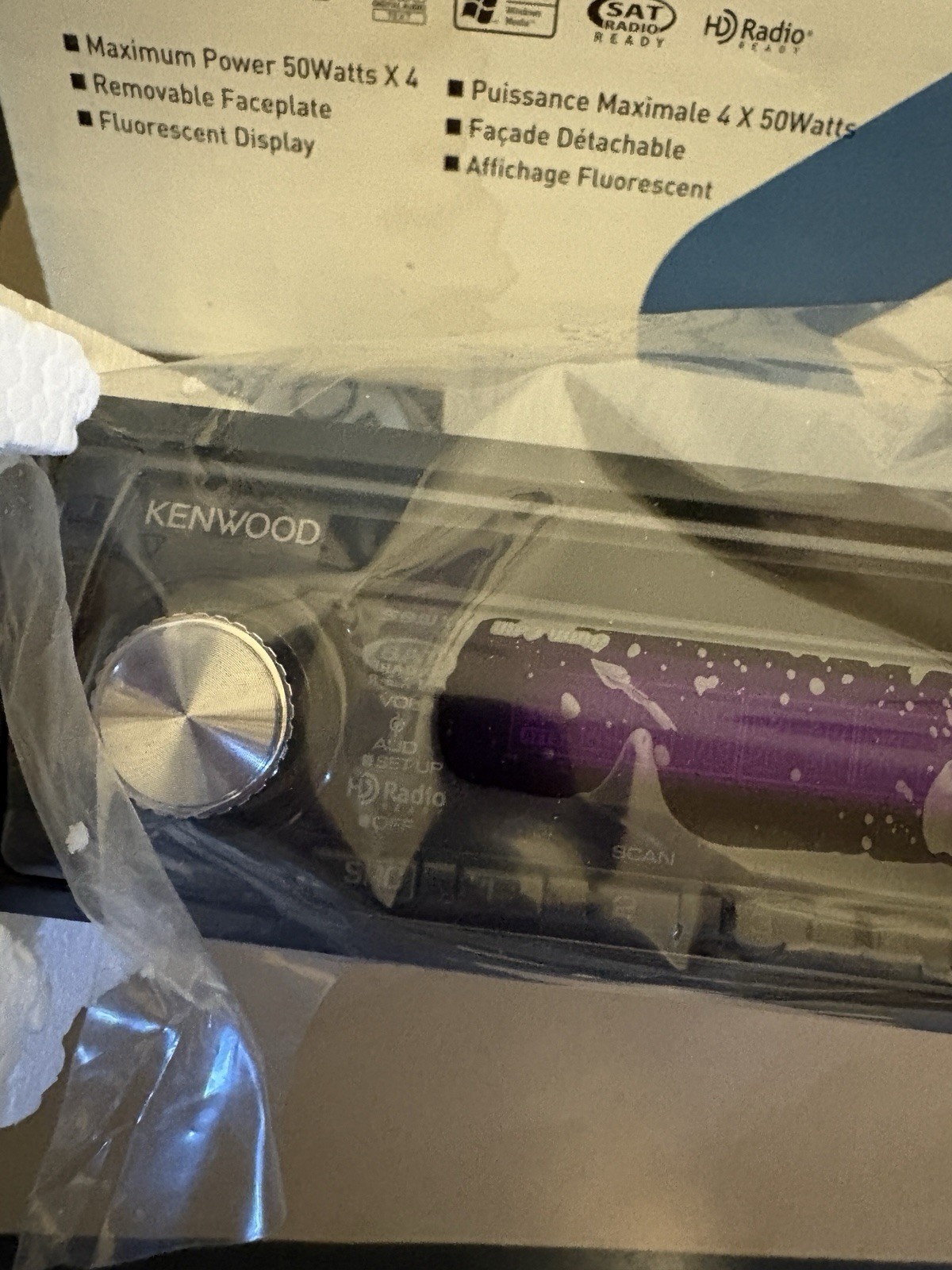 NOS Kenwood KDC-MP238 CD MP3 Car Stereo Receiver Complete w/ Remote
