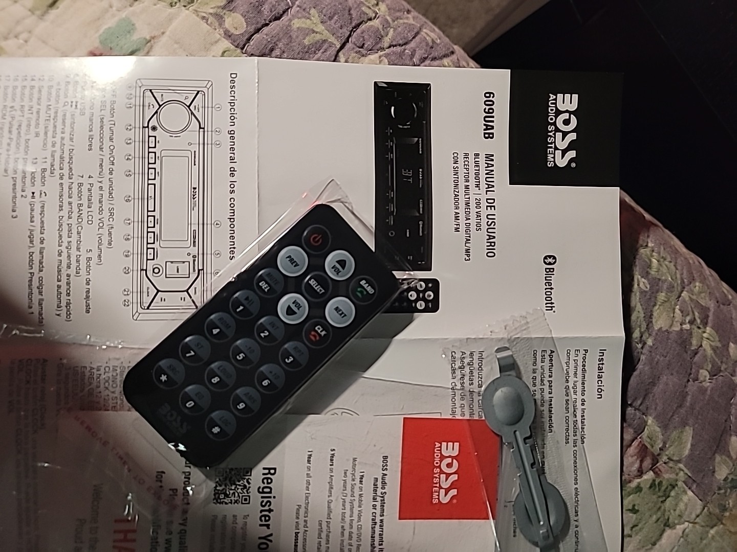 Boss Stereo Head Controller 609UAB NEW