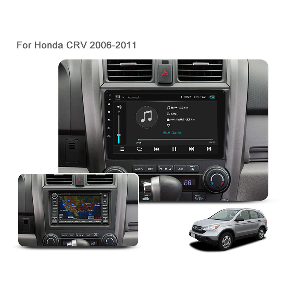 9″ Android 10.1 Car Radio For Honda CRV 2008-2011 Stereo Bluetooth GPS WIFI USB