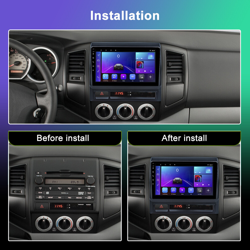For Toyota Tacoma 2005-2015 Car Radio Stereo Android 13.0 Carplay GPS Head Units