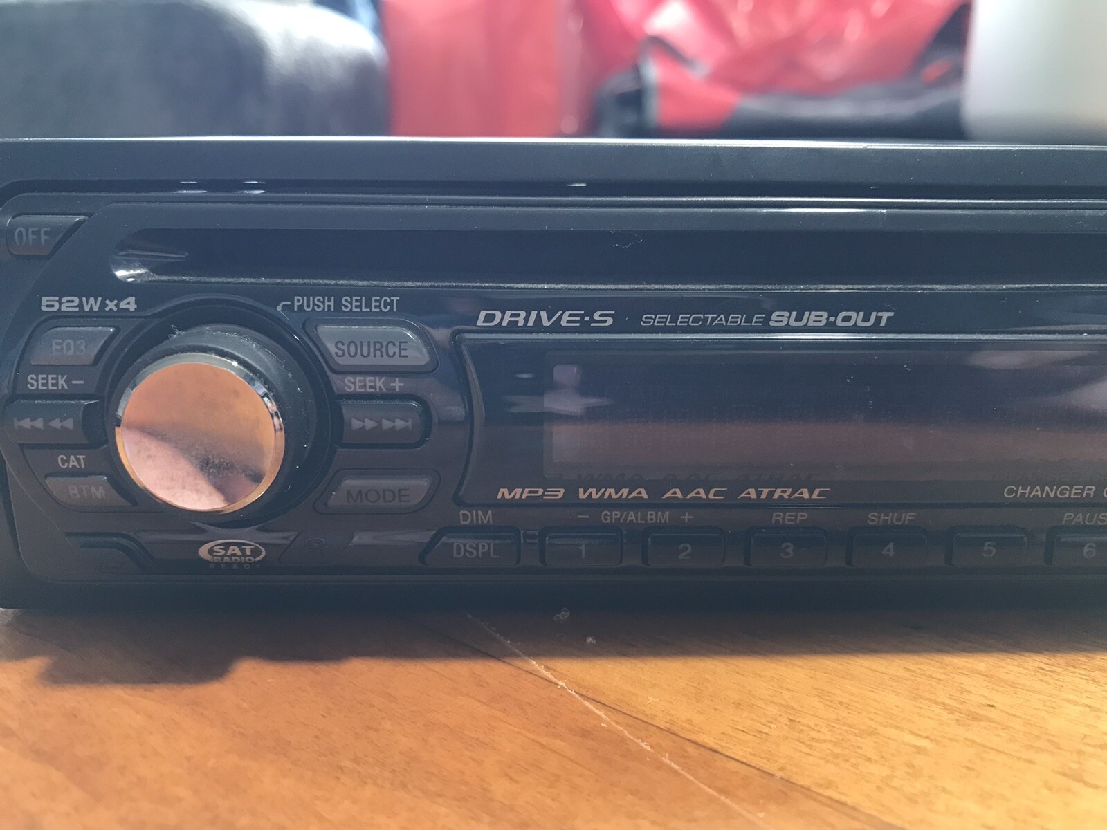 Sony Cdx-gt610ui Cdxgt610u Original Car Radio Faceplate Head And Player Untested