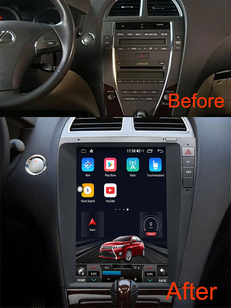 Car Radio for Lexus ES ES250 ES300 ES350 2009-2012 Carplay GPS WiFi Music Play