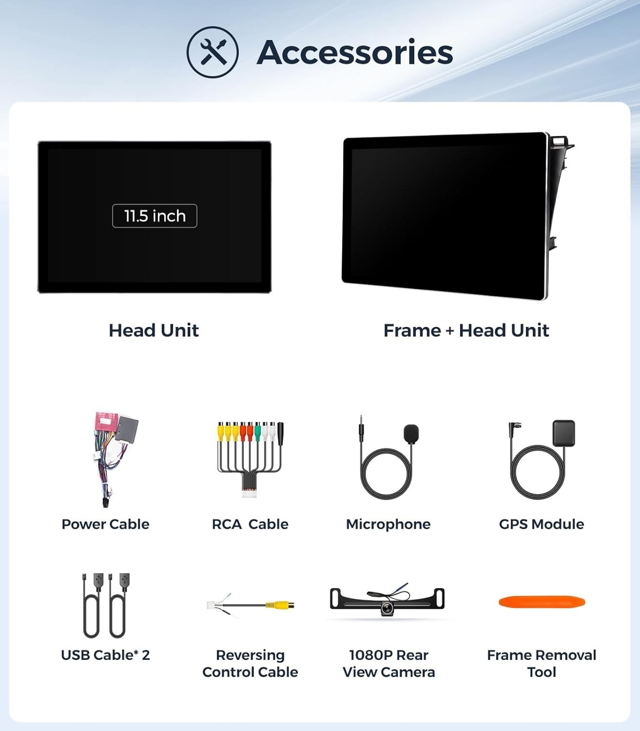 11.5″ Touchscreen Radio for Mazda 3, 2010-2013, 5G WiFi, CarPlay & Android Auto