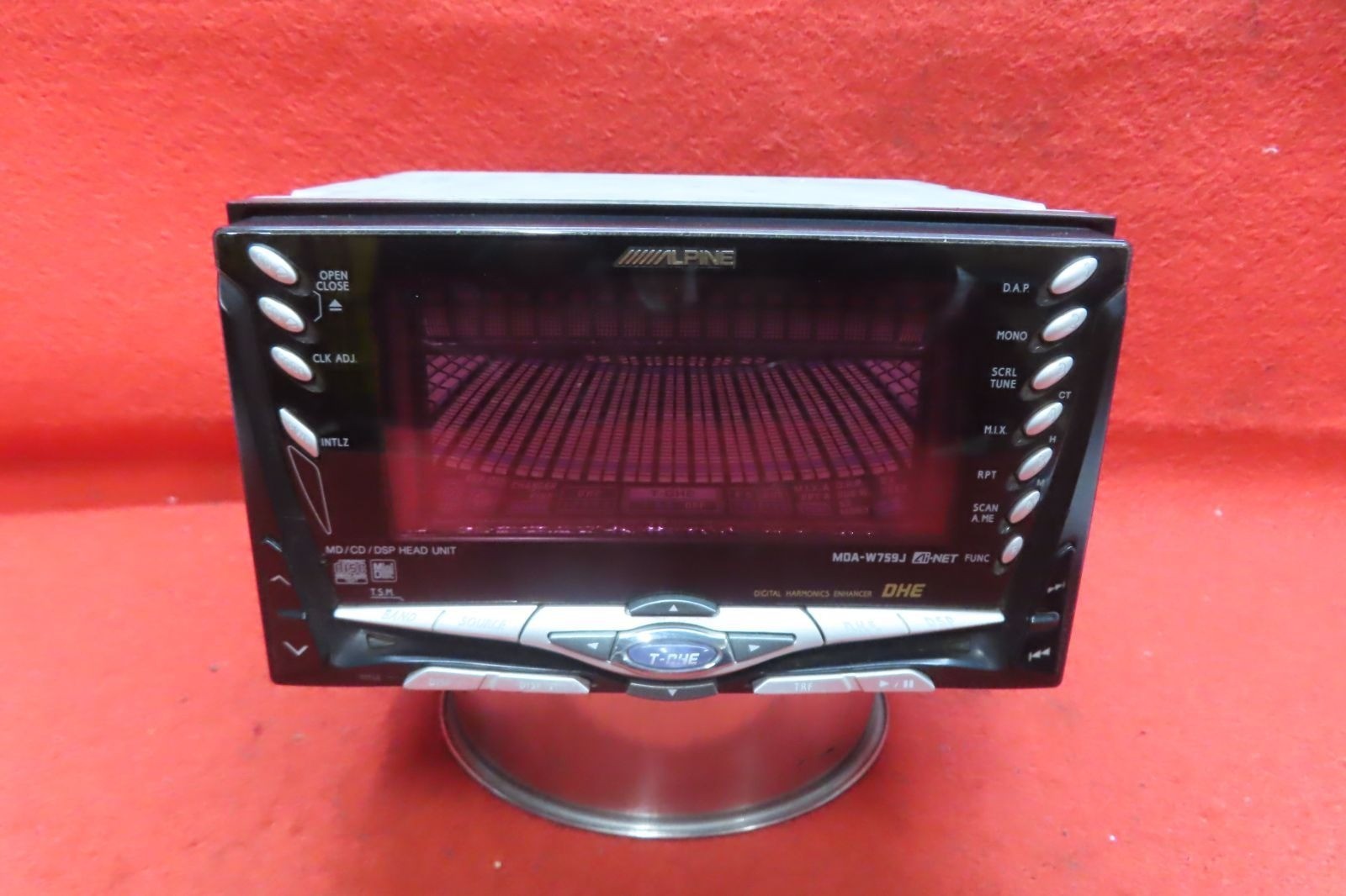 Alpine MDA-W759J 2DIN Car Audio CD MD Player JDM DSP Partially working from JP