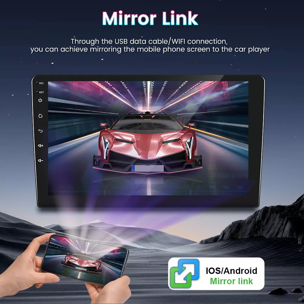 Car Radio For Mitsubishi Montero 2006-2019 Apple CarPlay Android 15 GPS Navi US