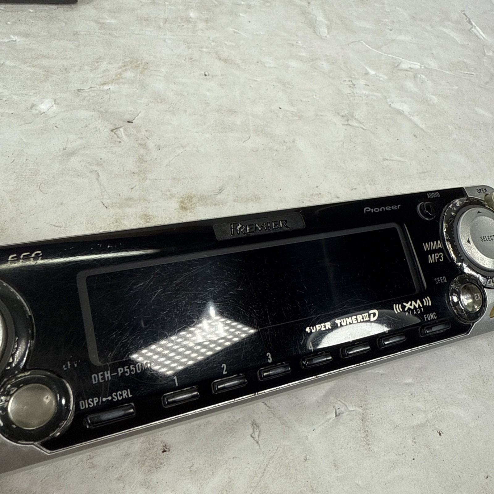 RARE Pioneer Premier DEH-P550MP Old School Stereo ( FACEPLATE ONLY )