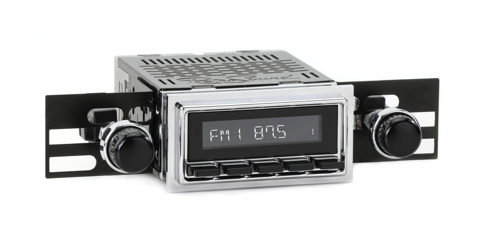 RetroRadio for 1950-65 Porsche 356 w/ Chrome Bezel LACB-M1-127-36-76