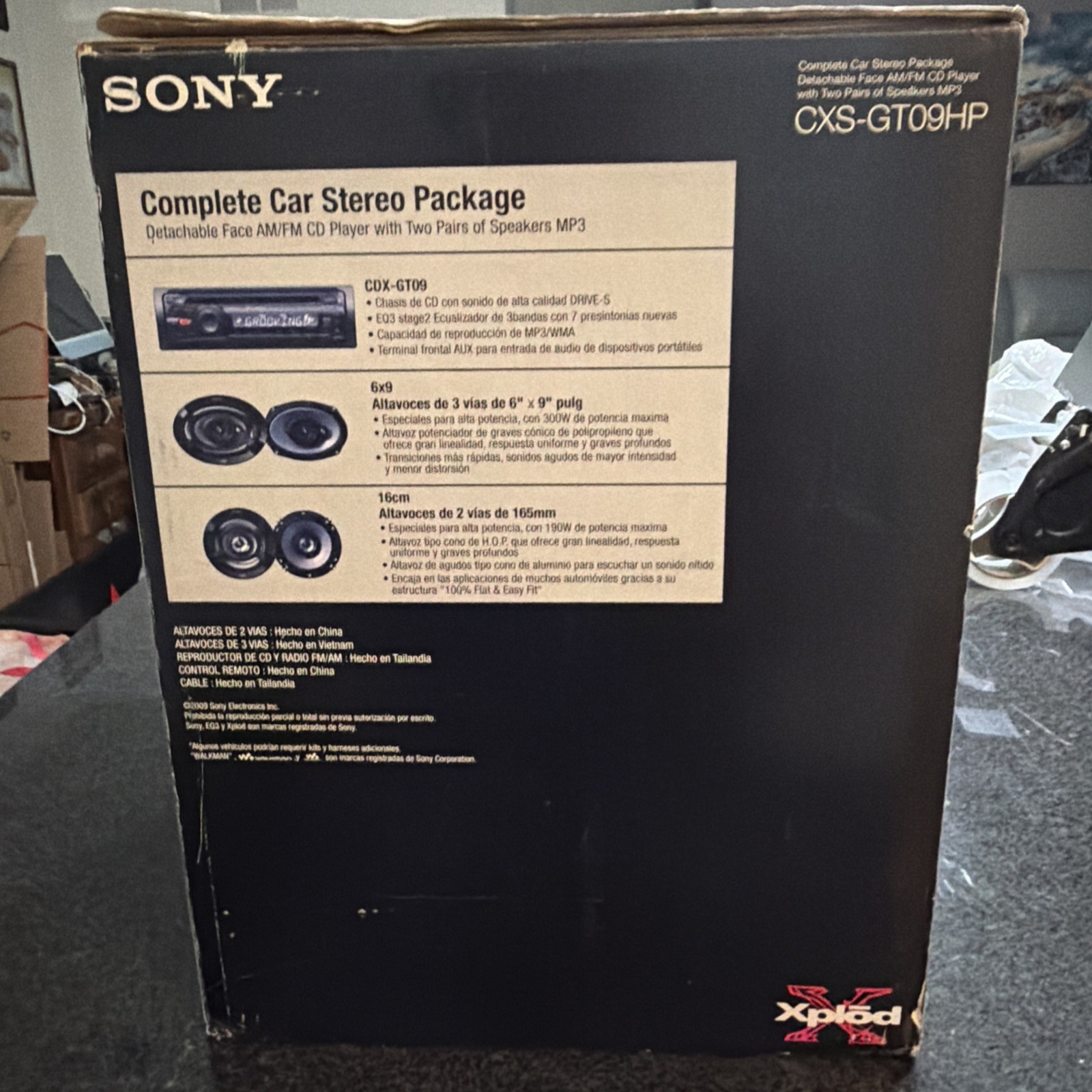 SONY Xplod CXS-GT09HP – 4 Speakers Only 6×9 And 6 1/2” NEW In Box