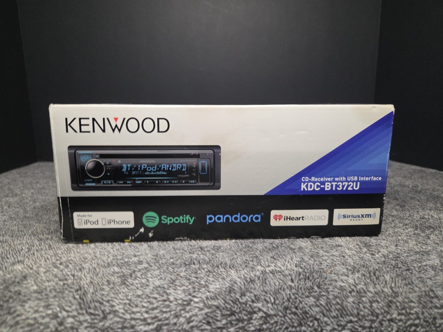Kenwood KDC-BT372U Bluetooth CD Player Android iPhone AM FM MP3 Pandora USB NEW