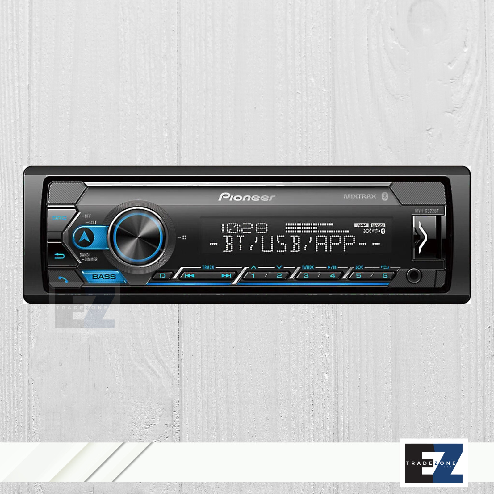 Pioneer MVH-S322BT Car Digital Media Receiver – Bluetooth, Alexa, Spotify, FLAC