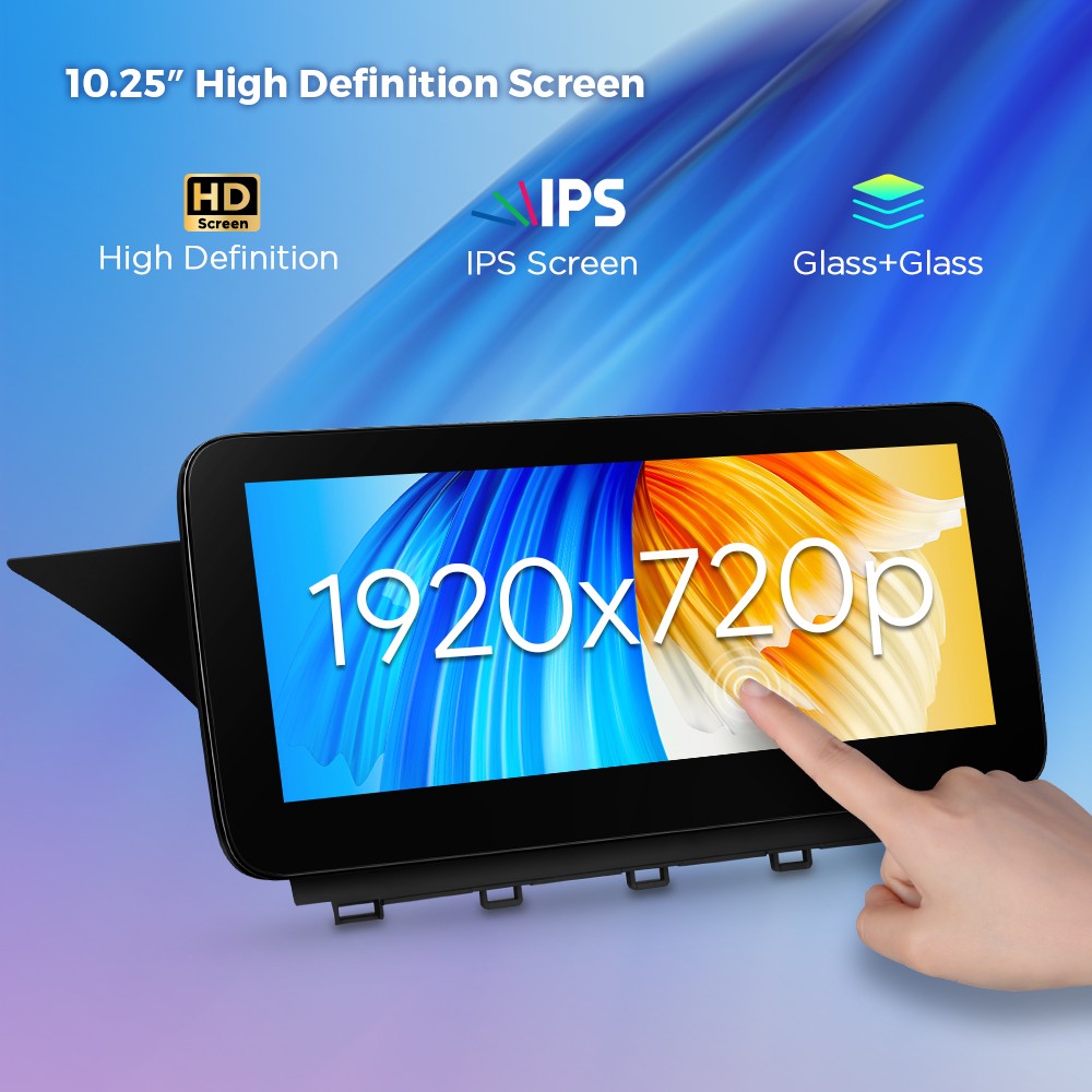 10.25” CarPlay For Benz X204 2013-2015 NTG 4.5 Android 14 Stereo Radio GPS Navi