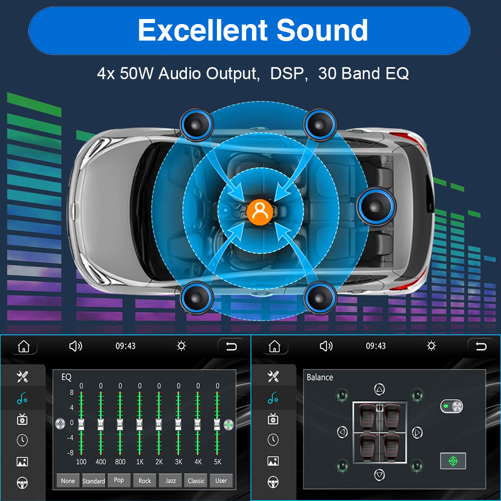 For Scion xB 2003–2006 Car Stereo Touch Screen BT Radio Apple CarPlay GPS+Camera